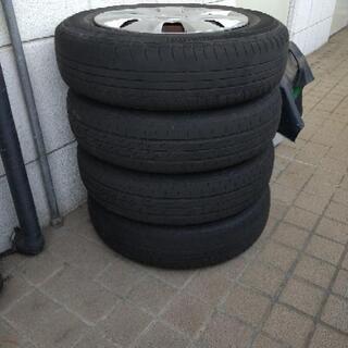 ダイハツミラで履いていた鉄ホイールノーマルタイヤです。