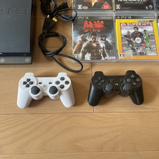 PS3 CECH-2500A 非純正コントローラー ソフト6本 セットの画像