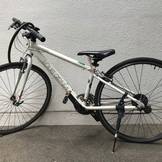 クロスバイク　ルイガノ白　自転車