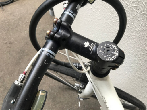 クロスバイク　ルイガノ白　自転車