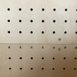 シナ板有孔ボード（ペグボード/パンチングボード）　91×36.5cm（2）の画像
