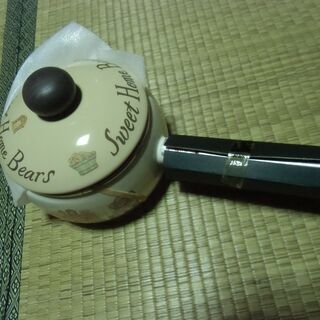 片手鍋 くま テディベア柄 ほうろう 鍋 お譲りします。＊石川県...