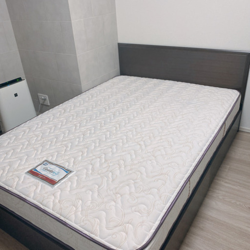 ！最終価格！✴︎超美品✴︎ 1年使用　シモンズ　Beautyrest ビューティーレスト　マットレス　ダブル　大塚家具　スノコベッドフレーム　引出し付き