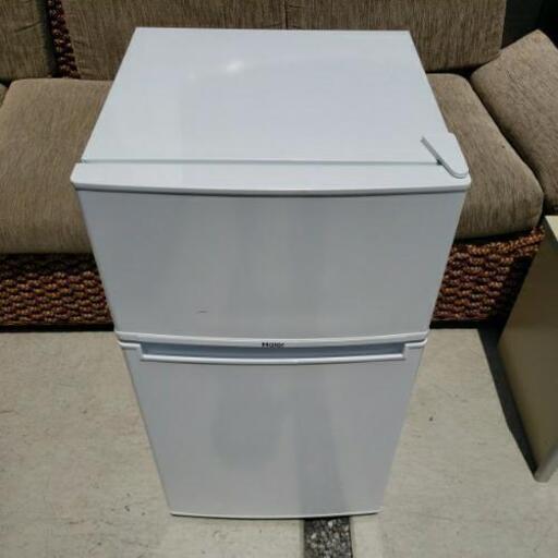 ☆美品☆Haier ハイアール 2ドア 冷凍冷蔵庫 JR-N85B 2018年製 ホワイト 白　85L