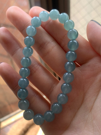 本翡翠ブレスレット　グァテマラ産