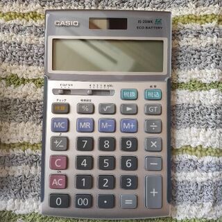 (新品)実務電卓 カシオ JS-20WKの画像