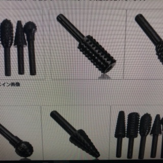 電動ドライバー着脱 やすり 木工ドリルピット 5pの画像