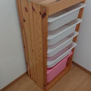 IKEA トロファスト2点 おもちゃ 収納 引き出し ボックスの画像