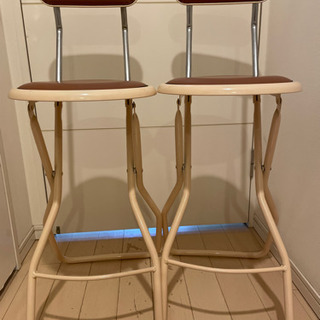 カウンターチェア×2
