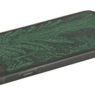 iPhoneケース　iPhone 7 本革（緑、森）の画像