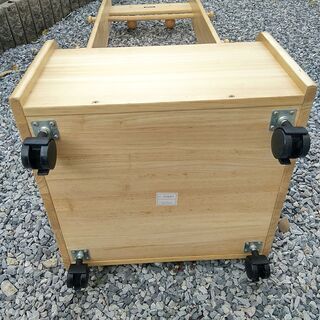 ■中古美品　KATOJI 木製ハンガーラック ナチュラル■の画像