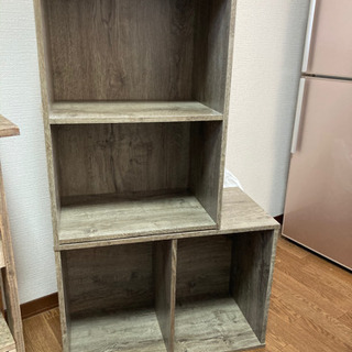 カラーボックス ２つ