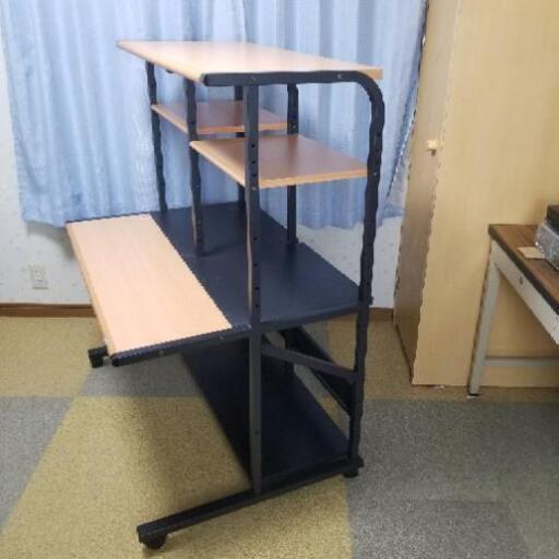 机 パソコンラック 組立式