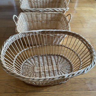 サザビーで購入しました！かご3個セットでの画像
