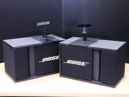 【苫小牧バナナ】美品 BOSE 301 MUSIC MONITOR-Ⅱ (301MM-Ⅱ) ボーズ ミュージックモニター ペア 吊金具付き パネル欠品♪