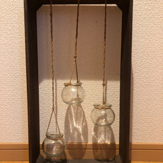 3連吊り下げフラワーベース