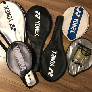 【お取引決定】バドミントンラケット8本の画像
