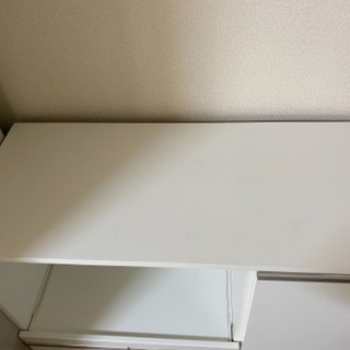 ニトリ 食器棚 ホワイトの画像