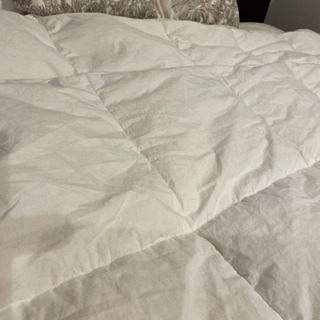 IKEA シングルサイズ　数回使用、春夏羽毛布団　美品　洗濯済みの画像