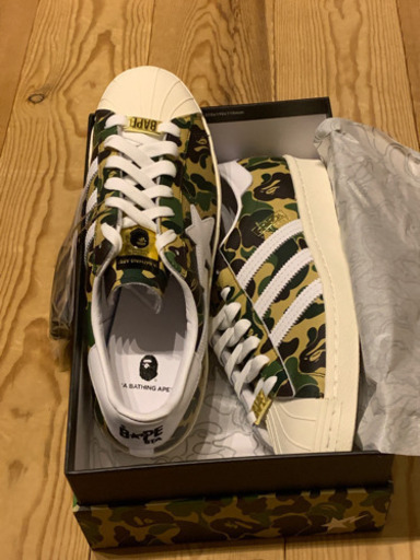 服/ファッション BAPE adidas SUPERSTAR 28.0cm