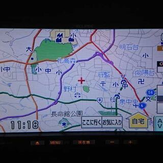 新品アンテナ付 イクリプス製スバル純正OP ナビ AVN110MS ナビ/ワンセグ/CDの画像