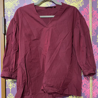 100円！　UNIQLO ブラウス2着　Mサイズ　ユニクロ　ZARA H&M GU IENA バルーンスリーブの画像
