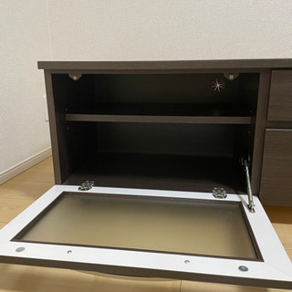 ニトリ　テレビ台　ダークブラウン　の画像