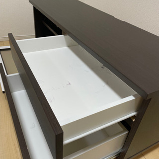 ニトリ　テレビ台　ダークブラウン　の画像