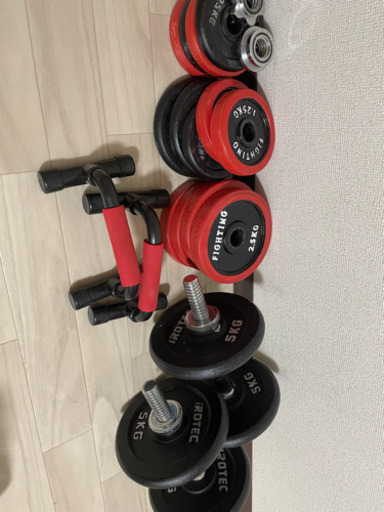 ダンベルセット　総量42.5Kg以上！