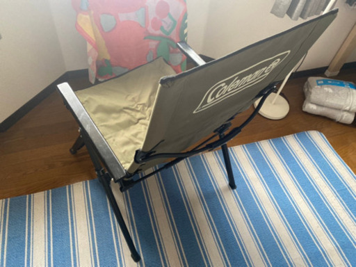 美品　Coleman 椅子　キャンプ　カーキ　2脚