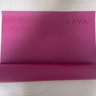 美品)lavaヨガマット　ピンク