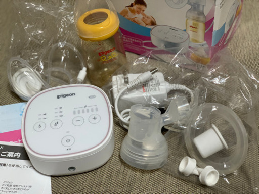 Pigeonの搾乳器＆除菌じょーずcombi(青)