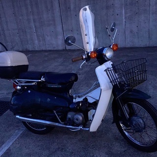 【値下げ】　スーパーカブ　カブラ 88cc タンデムシート　希少車！　実働ジャンクの画像