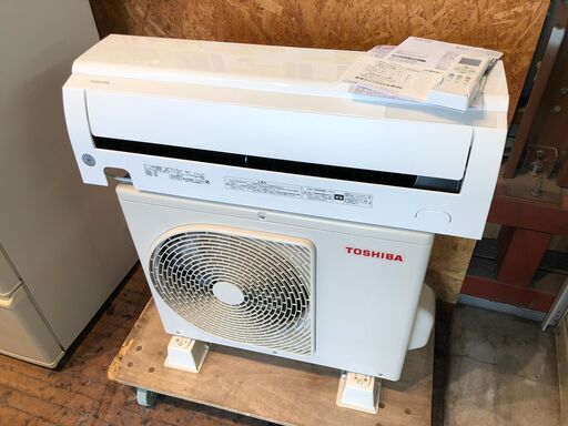 【動作保証60日間あり】TOSHIBA 2019年 2.2kw 6畳用 ルームエアコン RAS-F221M【管理KR186】