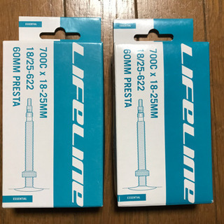 【受け渡し完了】自転車チューブ 700C×18-25mm 仏式バ...