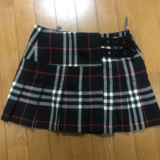 バーバリー　ウール100% 巻きスカート　ミニ　美品　レア　稀少