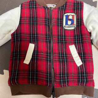 【古着】ベビー服 キタムラン フルジップジャケット 95の画像
