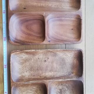 木製プレート　お皿2枚