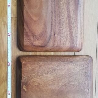 木製プレート　お皿2枚の画像