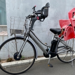 電動自転車　26インチ　チャイルドシート付き