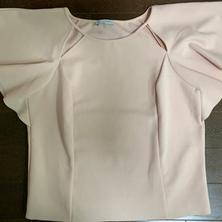 ZARA フリルデザインカットソー（ピンク）
