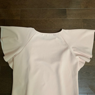 ZARA フリルデザインカットソー（ピンク）の画像