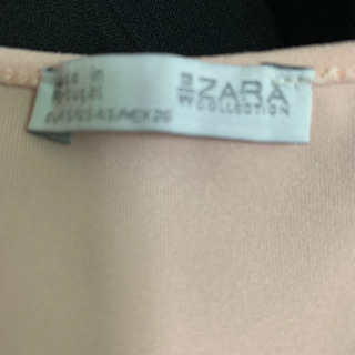 ZARA フリルデザインカットソー（ピンク）の画像