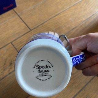 未使用・箱付き　茶漉し付きマグカップ2セットの画像