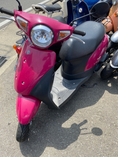 SUZUKI レッツ　実動確認OK ピンク色　4サイクル　福岡市南区