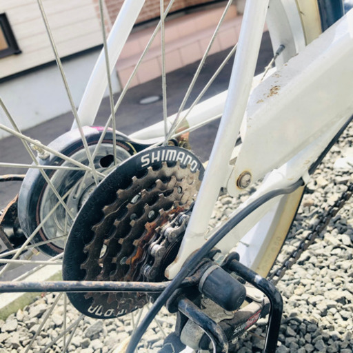 【急募！！まだ募集しています】SHIMANO シマノ☆American Eagle アメリカンイーグル☆20インチ☆自転車☆白 ホワイ