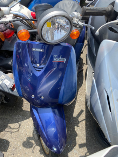 HONDA トゥデイ　青色　4サイクル　メットインスクーター　福岡市南区