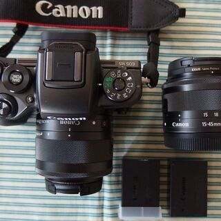EOS M5 EF-M15-45 IS STM ＋ EF-M28mm F3.5 マクロ IS STM 美