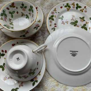 ウェッジウッド (WEDGWOOD) ワイルドストロベリー セット