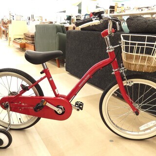 ☆美品 サイクルベースあさひ キッズカスタム18インチ (赤・ ...